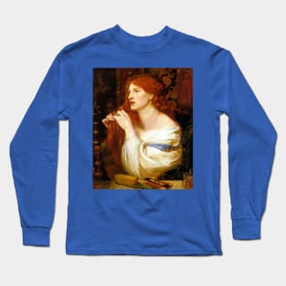 Aurelia (Fazio's Mistress) - Dante Gabriel Rossetti Long Sleeve T-Shirt